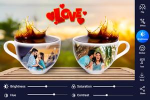 Coffee Cup Dual Photo Frame screenshot 2