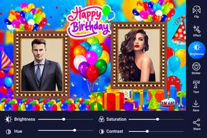 Happy Birthday Dual Photo Frame screenshot 2