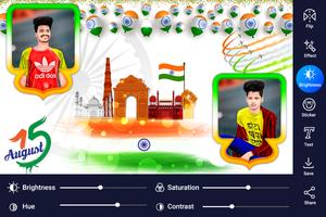 برنامه‌نما Independence Day Dual Photo Fr عکس از صفحه