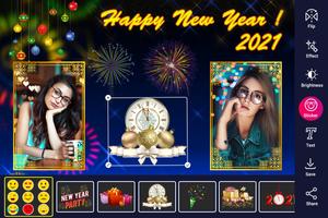 New Year Photo Frame screenshot 3