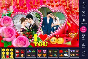 Romantic Love Dual Photo Frame screenshot 3
