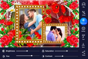 Romantic Love Dual Photo Frame screenshot 2