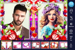 True Love Dual Photo Frame poster
