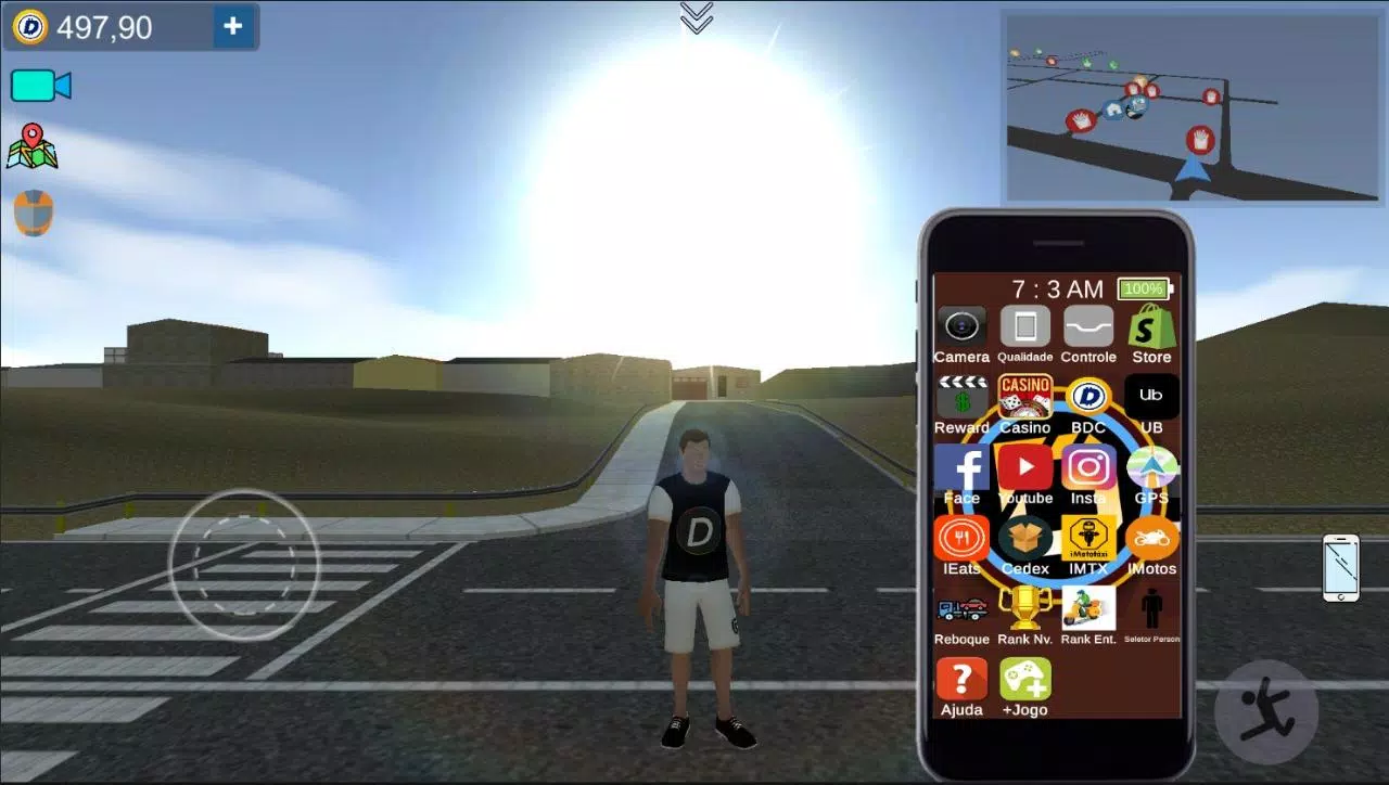 Jogo de Moto - HUD Games