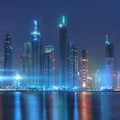 Dubai Night Live Wallpaper ikona