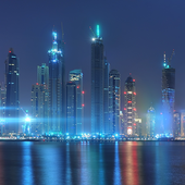 Dubai Night Live Wallpaper ícone