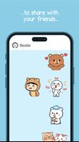 Oh My Bear Cute Stickers स्क्रीनशॉट 2