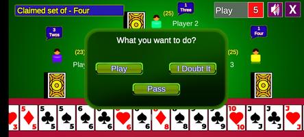 Bluff Card Game capture d'écran 3