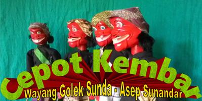 Cepot Kembar Wayang Golek Cartaz