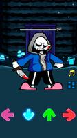 FNF Dusttale Mod Test Sans скриншот 3