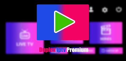 Duplex_IPTV player TV Box Smart Iptv pro tips plakat