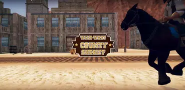 Wild West cowboy sceriffo: corse di cavalli 2018