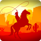 Wild West Cowboy Sheriff: jeux de course hippique icône