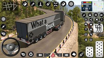 Cargo Delivery Truck پوسٹر