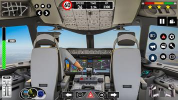 Poster Plane Pilot Flight Simulator