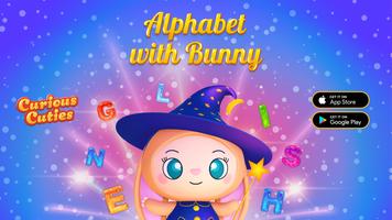 Alphabet with Bunny poster