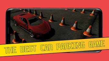 Parking voiture 3D Affiche