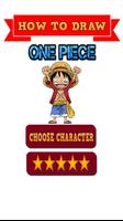 How To Draw One Piece पोस्टर