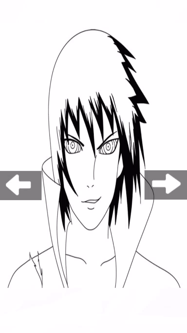 How to draw SASUKE (Naruto Shippuden) step by step, EASY - BiliBili