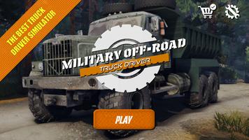 Military Offroad Truck Driver 포스터