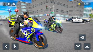 Police Bike Stunt Race Game screenshot 2