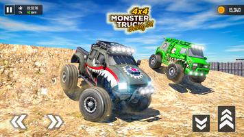 4x4 Monster Truck Driving 3d Affiche