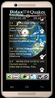 Séisme nouvelles,alerte,alarme capture d'écran 1
