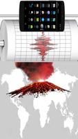 Gempa bumi alarm berita peringatan earthquake news poster