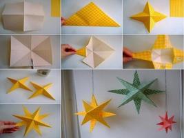 Tutorial de origami DIY Cartaz