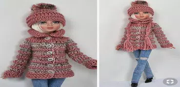 DIY Crochet Barbie Winter Clothes