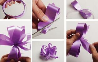 DIY Ribbon Craft Tutorial โปสเตอร์