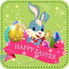 Happy Easter Golden Egg icône