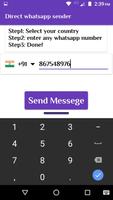 Direct Messege Sender for whatsapp скриншот 1