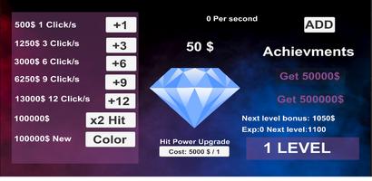 Diamond clicker plakat