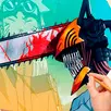 How to draw Chainsaw Man APK