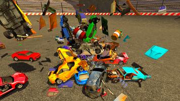 Demolition Derby Mad Car Crash الملصق