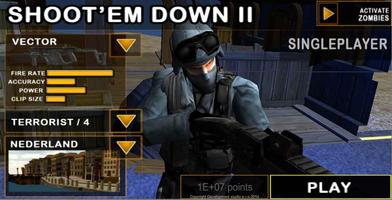 Shoot`Em Down II:Shooting game ポスター