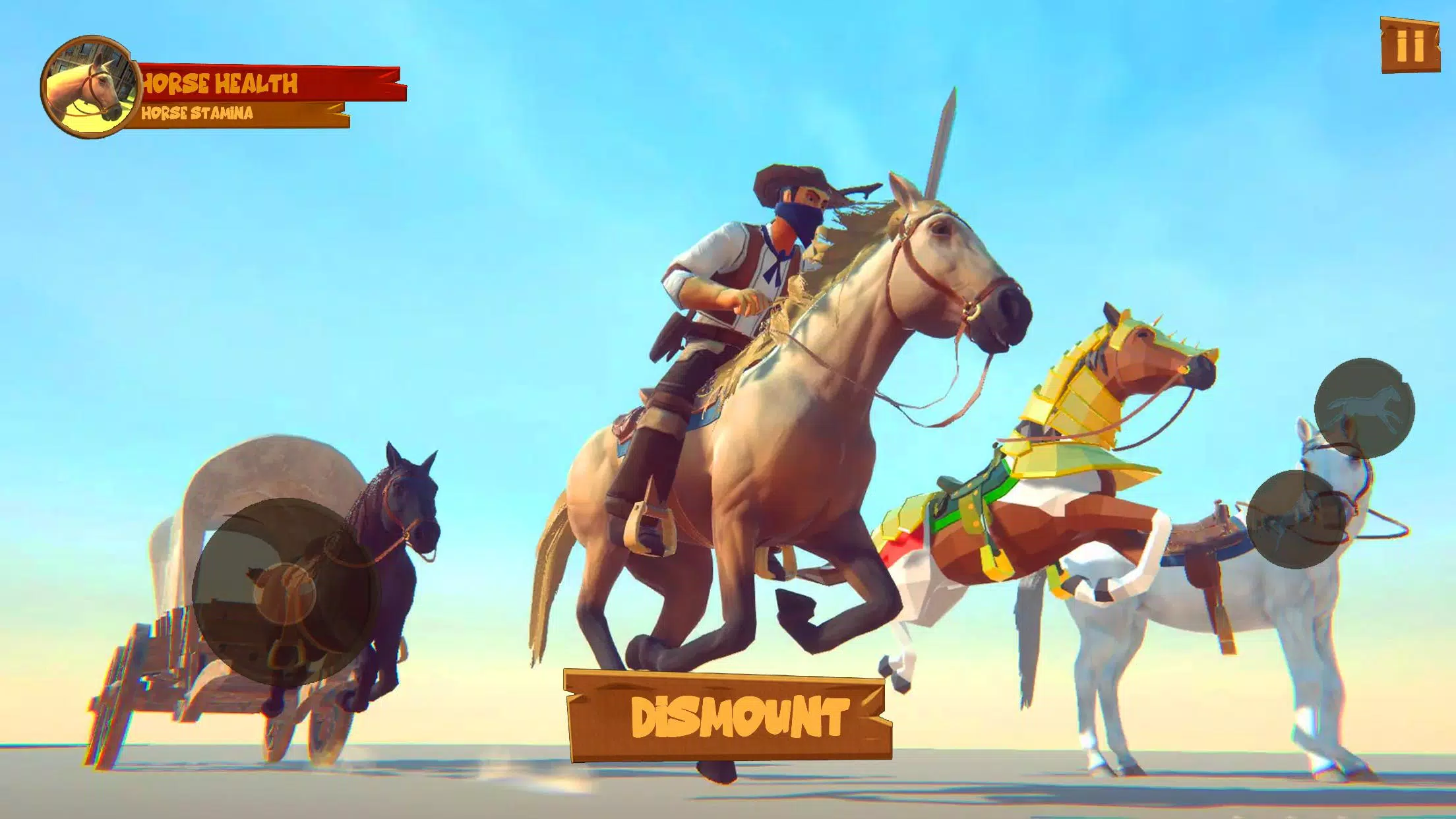 Download do APK de simulador de equitação de cavalo selvagem jogos