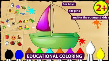 Kids Coloring book learn color screenshot 2