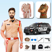 Men Police Suit Photo Editor 图标