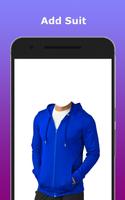 Man Sweatshirt Photo Montage Plakat