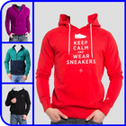 Men Sweatshirt Photo Editor آئیکن