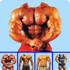 Men Body Builder Photo Editor أيقونة