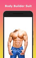 Men Body Builder Photo Editor الملصق