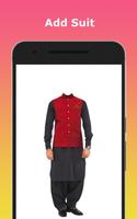 Men Shalwar Kameez Suit Editor - Man Salwar Suit Plakat