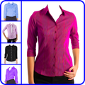 ”Women Formal Shirt Photo Editor