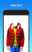 Men Winter Jacket Photo Editor 2019 Affiche