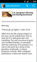 Morning & Evening Devotional syot layar 1