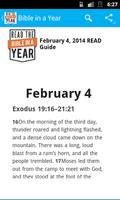 Read Bible in a year - NLT capture d'écran 1