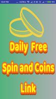 Daily Free Spin and Coins Link Affiche